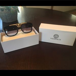 Black Versace sunglasses